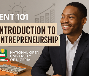 💼 ENT 101: Introduction To Entrepreneurship.