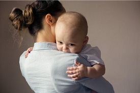 The feelings babies get when you hold them while standing. Why do they prefer that?