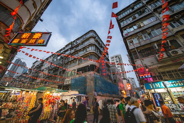 The Bun Festival of Cheung Chau, Hong Kong.